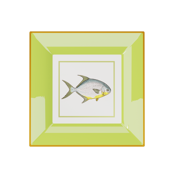 PHILIPPINE FISHES CERAMIC ASH SQUARE PLATES
