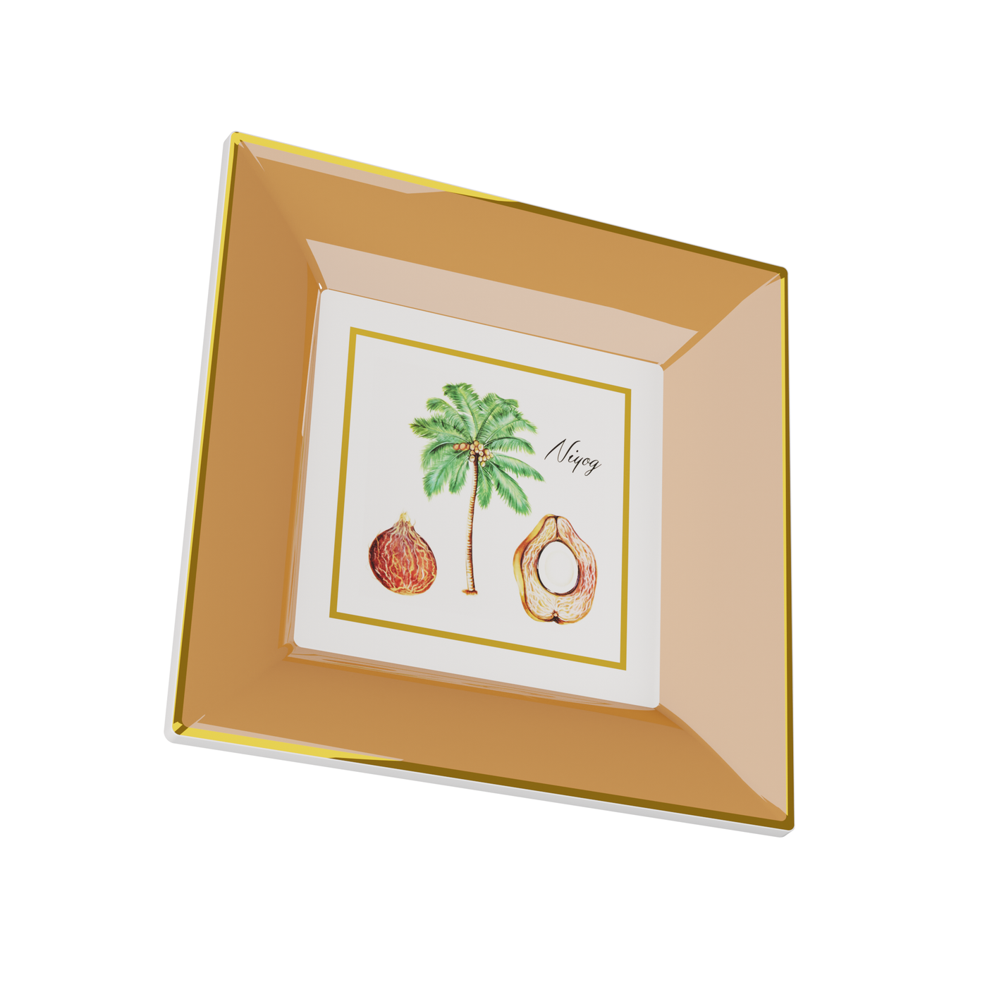 Botanical Plate - Niyog (Framed)