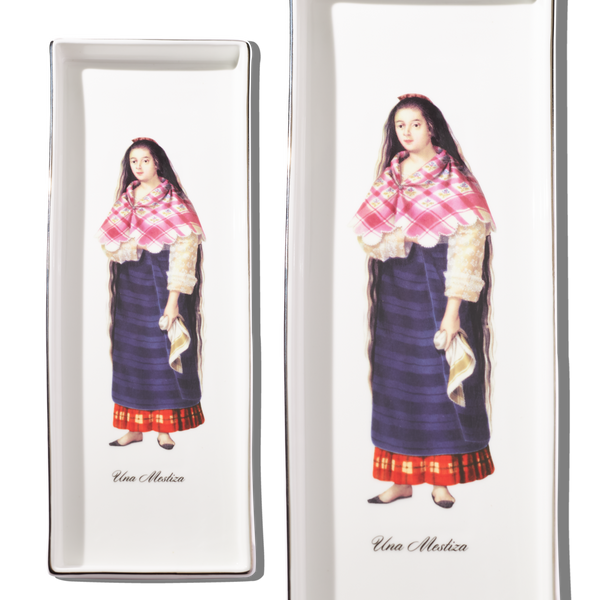 Filipino Costume Plate - Una Mestiza