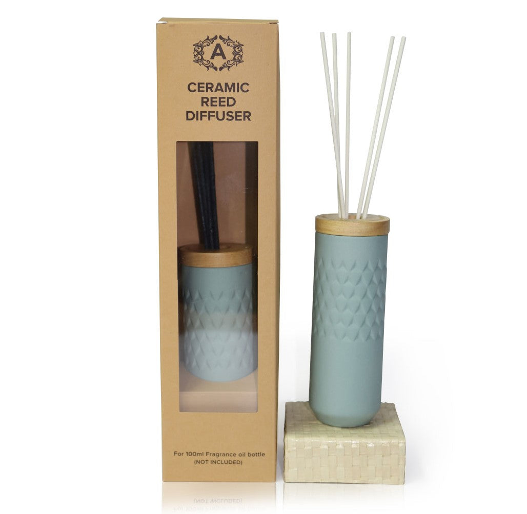ATIN Ceramic Reed Diffuser - Peacock Green