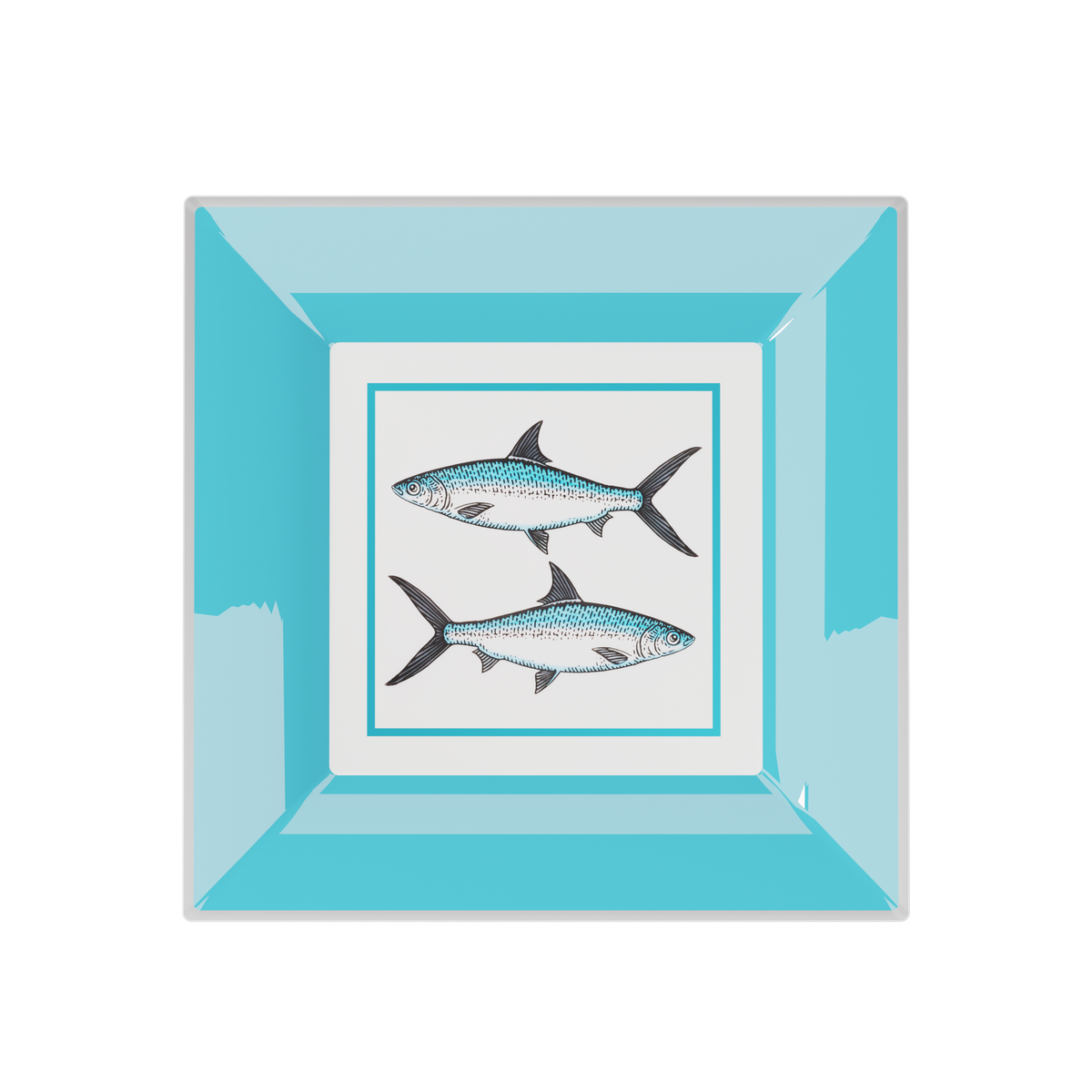 PHILIPPINE FISHES CERAMIC ASH SQUARE PLATES – This is ATIN