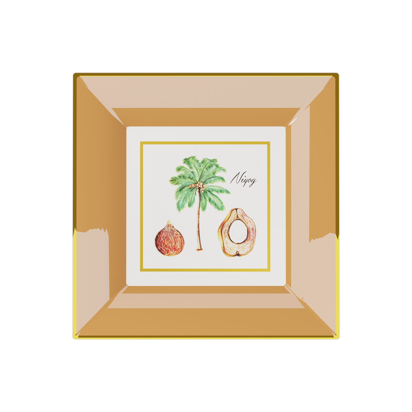 Botanical Plate - Niyog (Framed)
