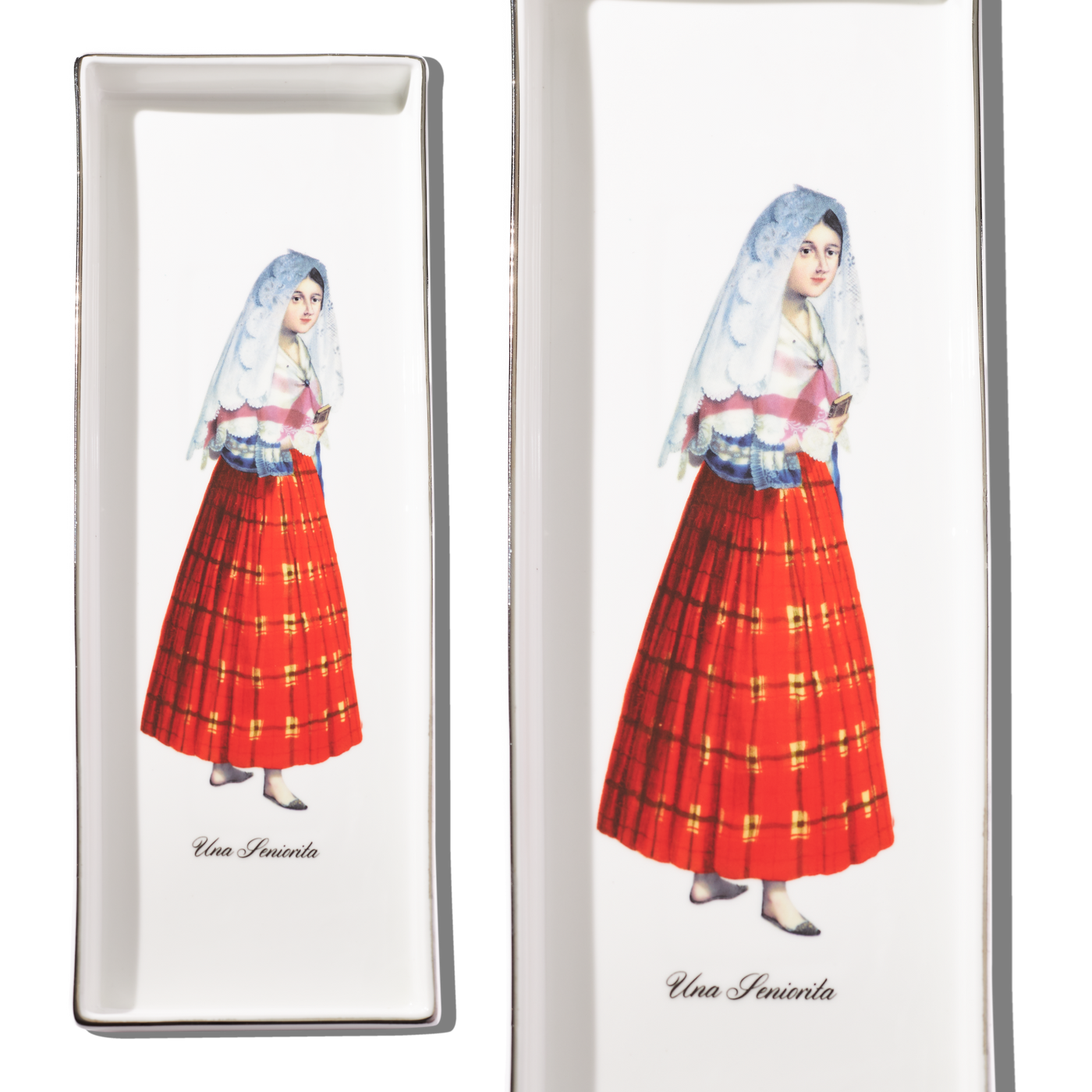 Filipino Costume Plate - Una Seniorita