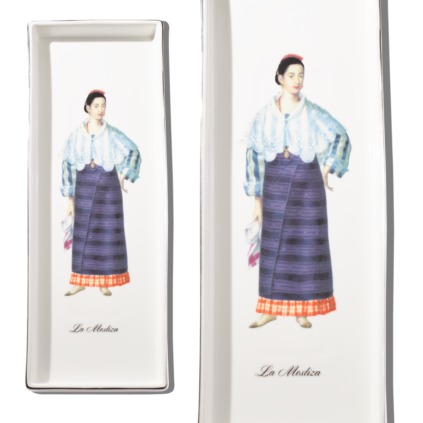 Filipino Costume Plate - La Mestiza